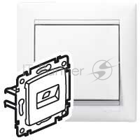 Valena розетка RJ 45 - 1 выход, UTP, бел. Valena розетка RJ 45 - 1 выход, UTP, бел.