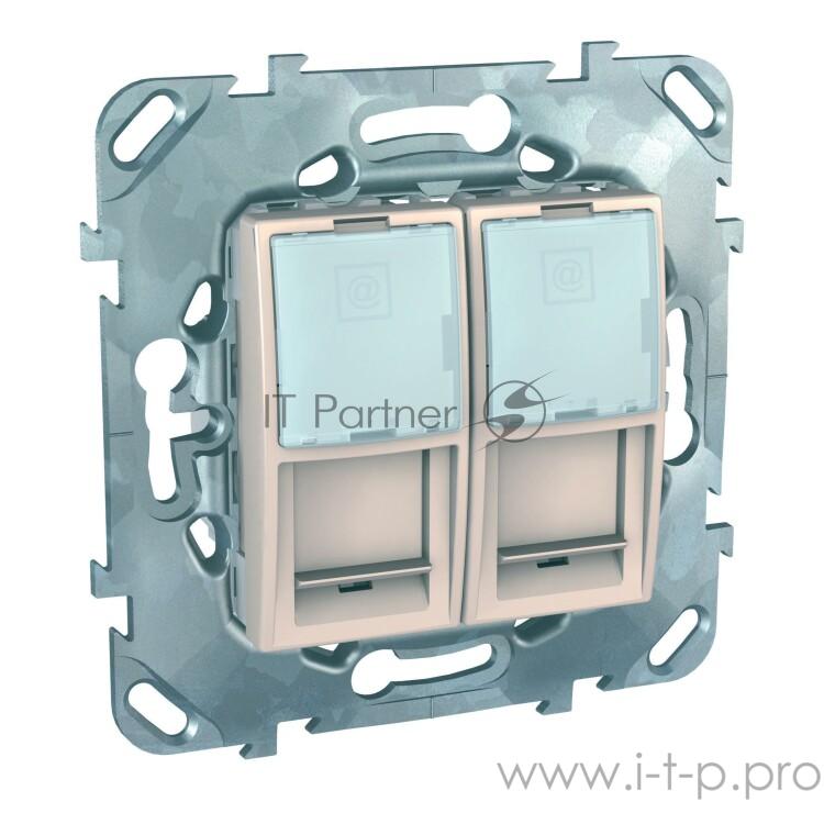 КОМПЬЮТЕРНАЯ РОЗЕТКА 2ХRJ45 КАТ. 5Е КОМПЬЮТЕРНАЯ РОЗЕТКА 2ХRJ45 КАТ. 5Е