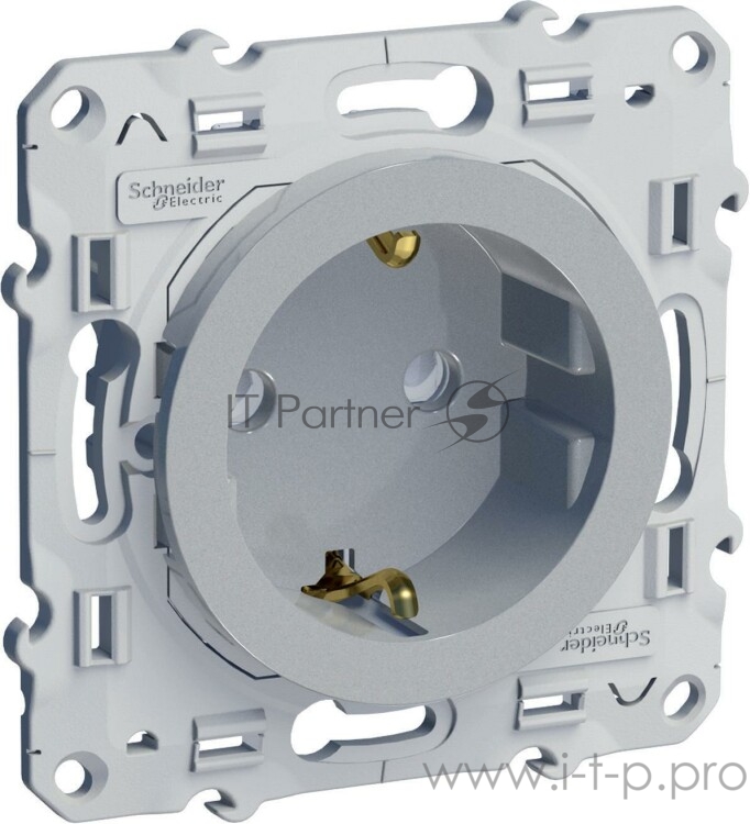 Розетка с з/к шт ал ODACE Розетка с з/к шт ал ODACE