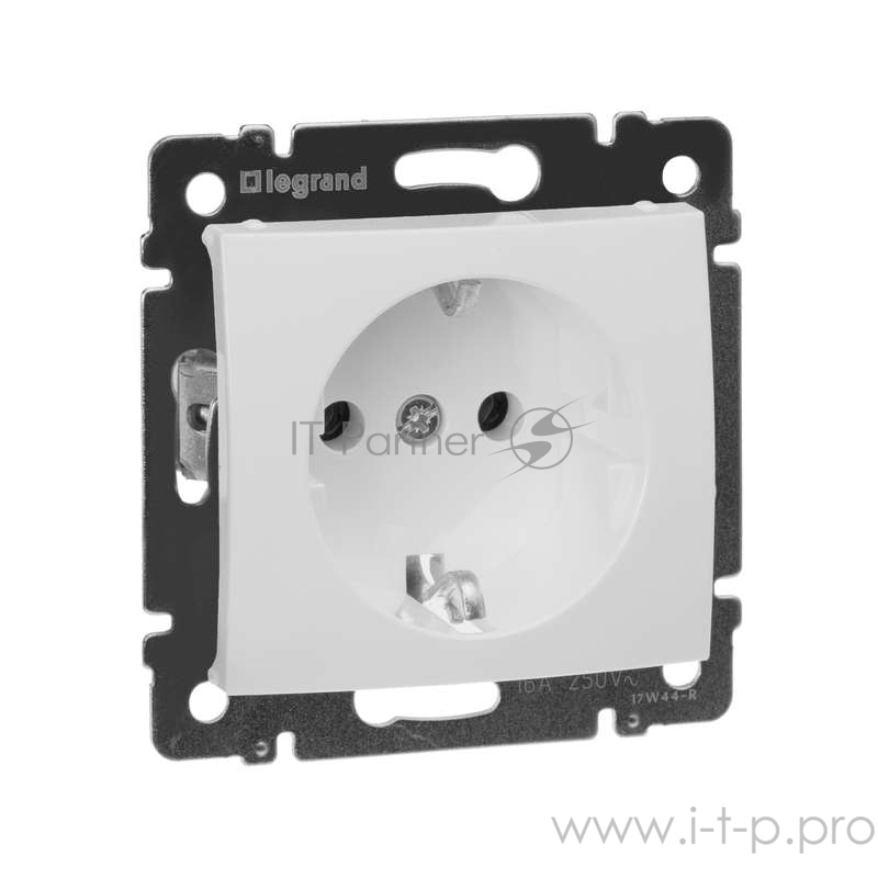 Электроустановочные изделия Legrand Legrand 774420 Розетка электрическая Valena с заземлением (белая)