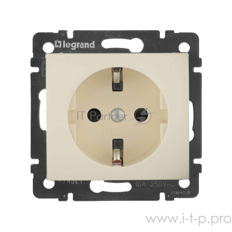 Электроустановочные изделия Legrand Legrand 774321 Valena розетка 2К+3 со шторками, слон. кость