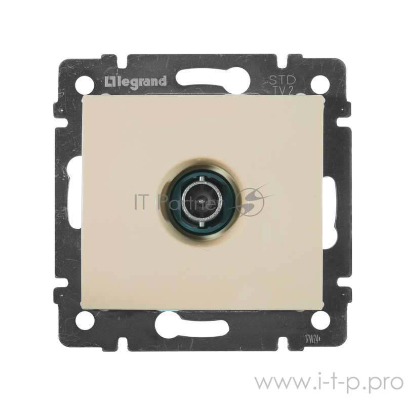 Электроустановочные изделия Legrand Legrand 774330 Розетка TV Valena концевая 2400МГц 10Дб (слоновая кость)