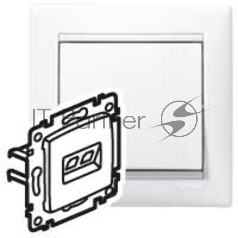 Электроустановочные изделия Legrand Legrand 774238 Valena RJ45 UTP кат5е 1в бел вн