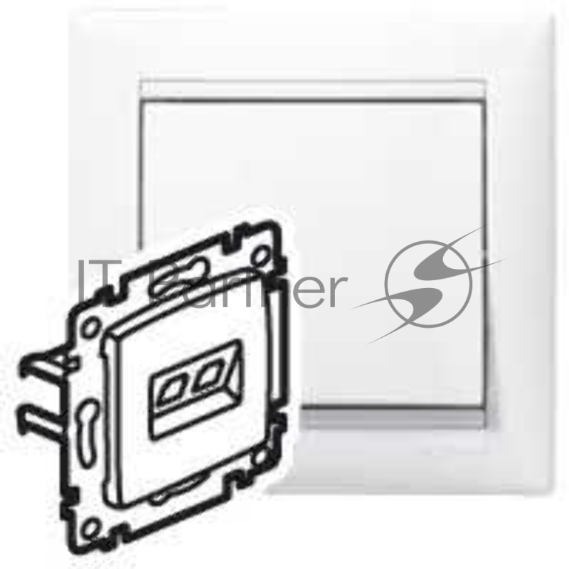 Электроустановочные изделия Legrand Legrand 774238 Valena RJ45 UTP кат5е 1в бел вн