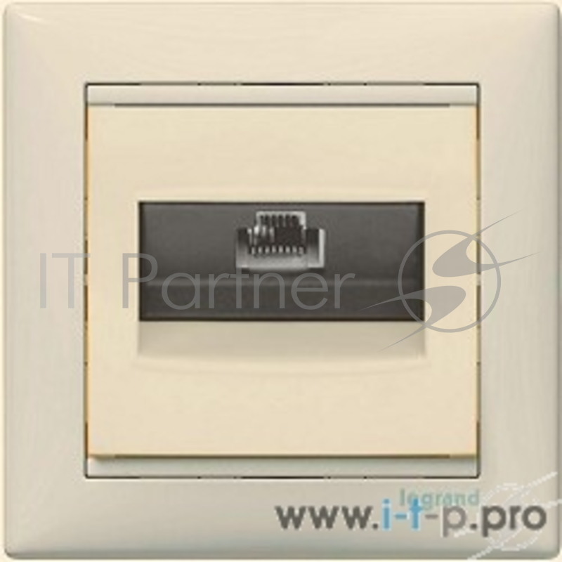 Электроустановочные изделия Legrand Legrand 774138 RJ45 UTP кат5е 1в Valena слк вн