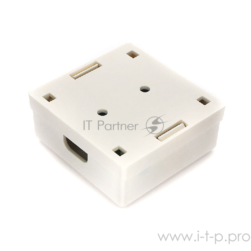 Монтажное оборудование Розетка GEMBIRD NAS214 RJ-45 кат.STP 5e внешняя экранированная 2 порта, 110&Krone