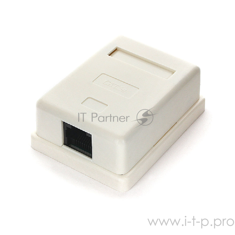 Монтажное оборудование Gembird Розетка GEMBIRD NA212 RJ-45 кат.5e внешняя 1 порт, 110&Krone