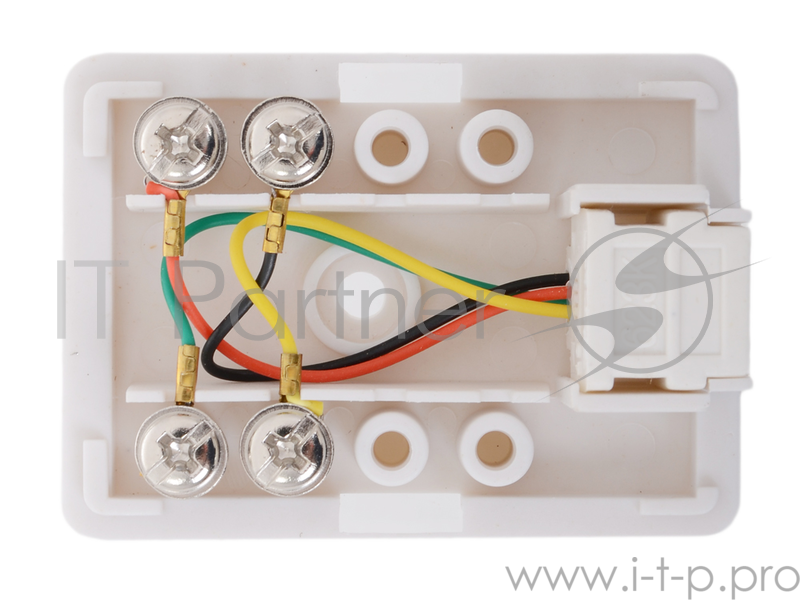 Розетка внешняя телефонная 1xRJ-12 6P4C