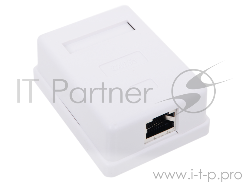 Монтажное оборудование Розетка внешняя кат. 5е RJ45 разъем, экранированная, однопортовая