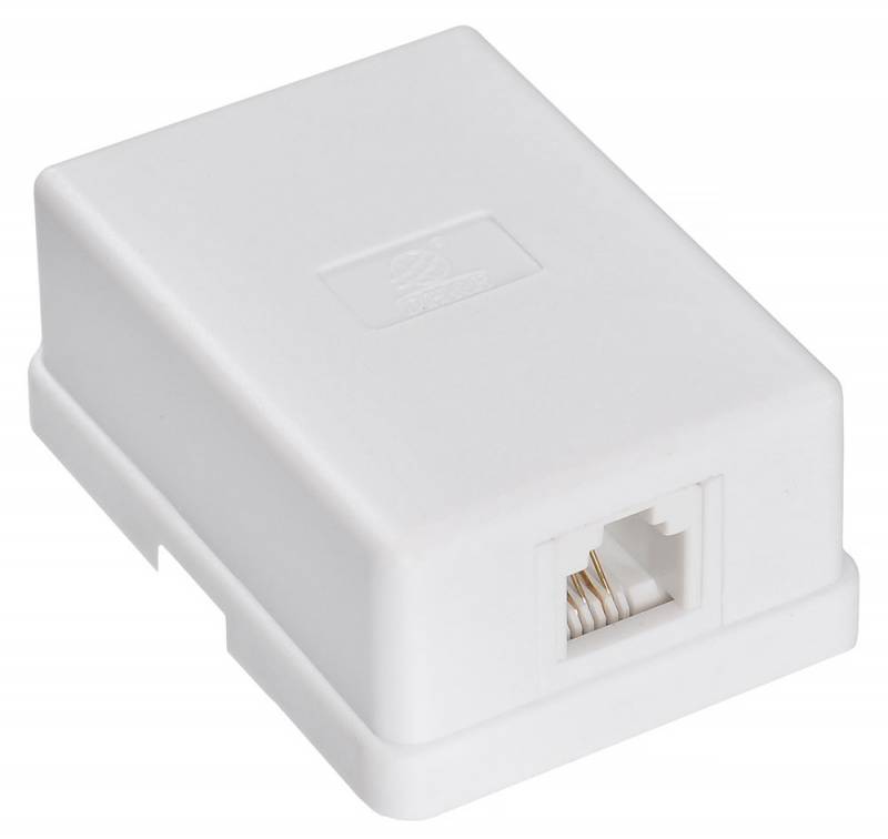Розетка RJ45 5E кат. 2-port