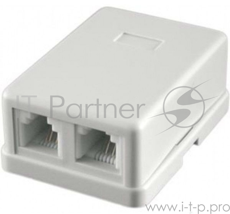 Розетка RJ-11 Двухпортовая, 2х6р4с