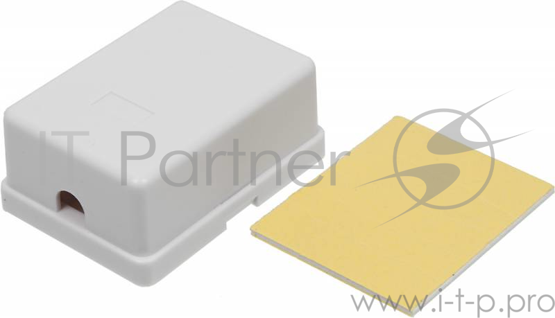 Розетка TWT (TWT-SS1-12-WH) Телефонная настенная 1 порт 6P4C. винтовая