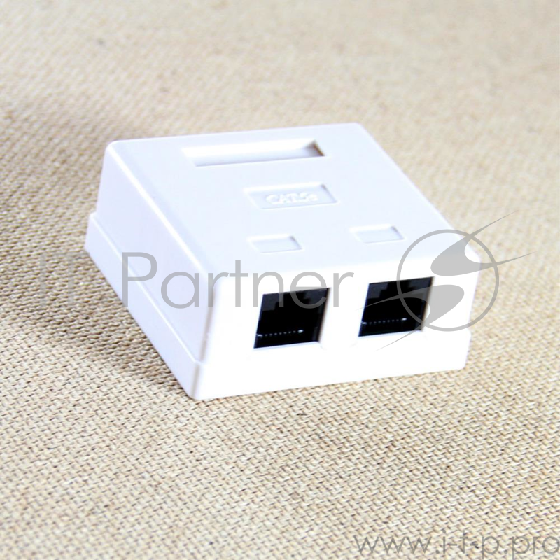 Розетка внешняя RJ-45 (UTP) 5E кат. двойная