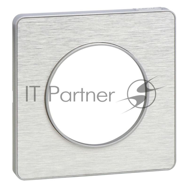 Рамка 1пост полиров алюм ODACE Рамка 1пост полиров алюм ODACE