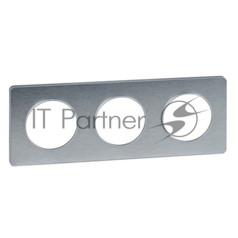 Рамка 3 пост полиров алюм ODACE Рамка 3 пост полиров алюм ODACE