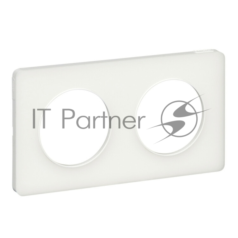 Рамка 2 пост прозрачный белый ODACE Рамка 2 пост прозрачный белый ODACE