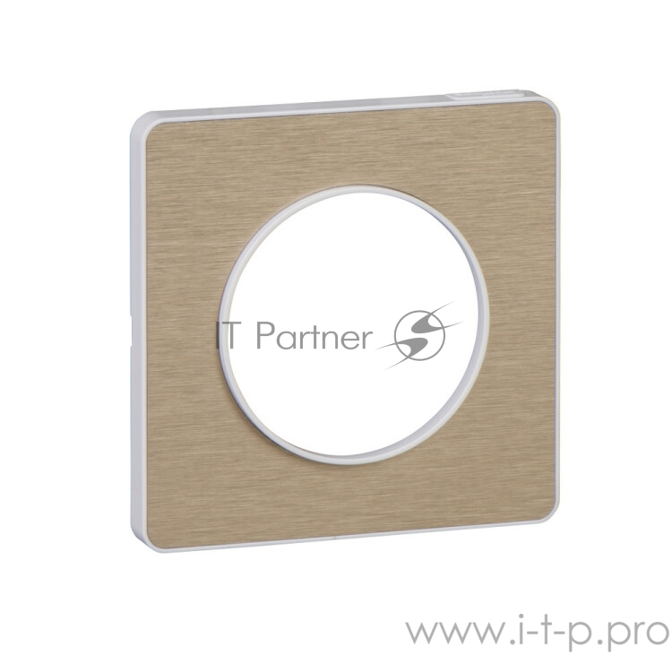 Рамка 1пост полиров бронз ODACE Рамка 1пост полиров бронз ODACE