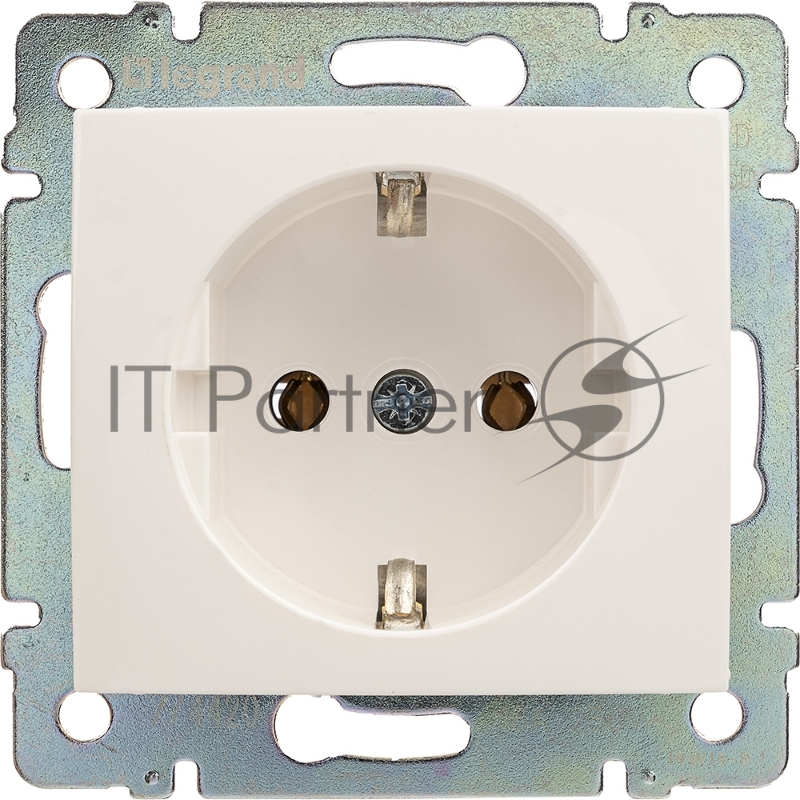 Розетка Valena 2К+З авт шт БЕЛ Valena Розетка 2К+З авт шт БЕЛ