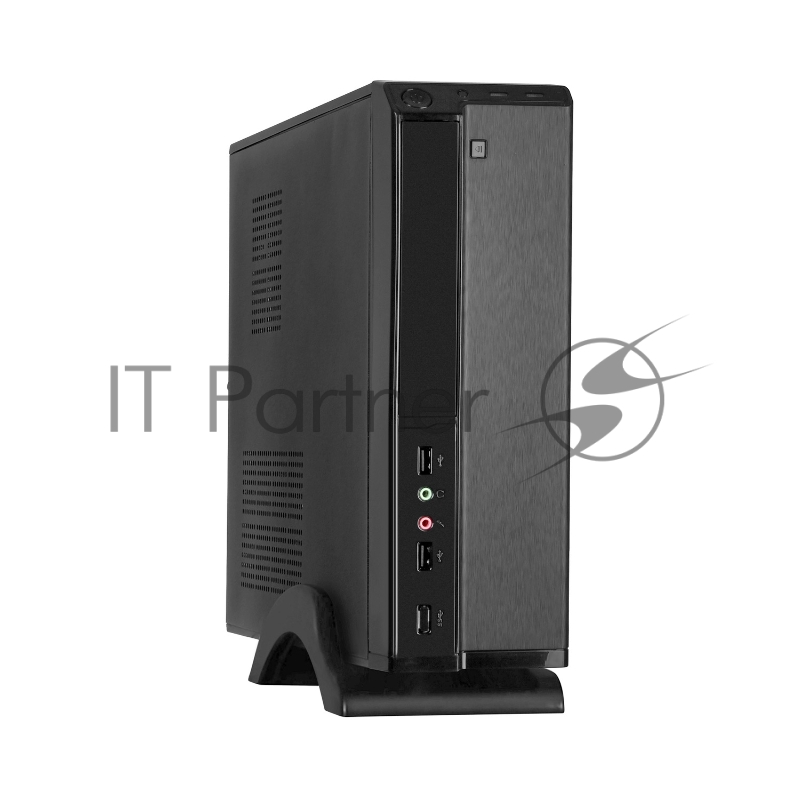 Корпуса Exegate EX268691RUS Корпус MiniITX Exegate MI-207 Black, miniITX/mATX, M450, 80mm, 2*USB, Audio