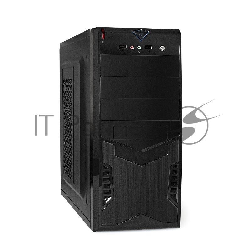 Корпуса Exegate EX261449RUS Корпус Miditower CP-601 Black, ATX, CP400W, 80mm, 2*USB, Audio