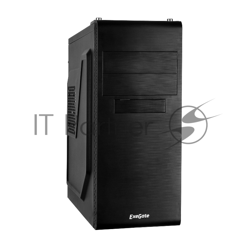 Корпуса Exegate EX269431RUS Корпус Miditower UN-603 Black, ATX, UN400, 120mm 2*USB, Audio