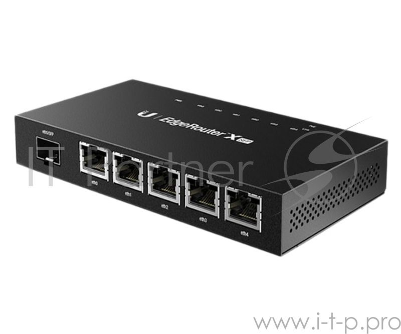 Сетевое оборудование UBIQUITI ER-X-SFP Маршрутизатор 5x Ethernet, 1x SFP, раздача PoE