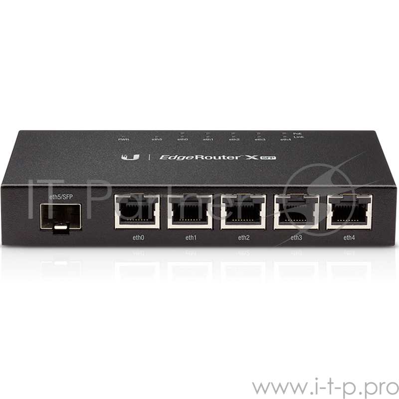 Сетевое оборудование UBIQUITI ER-X-SFP Маршрутизатор 5x Ethernet, 1x SFP, раздача PoE