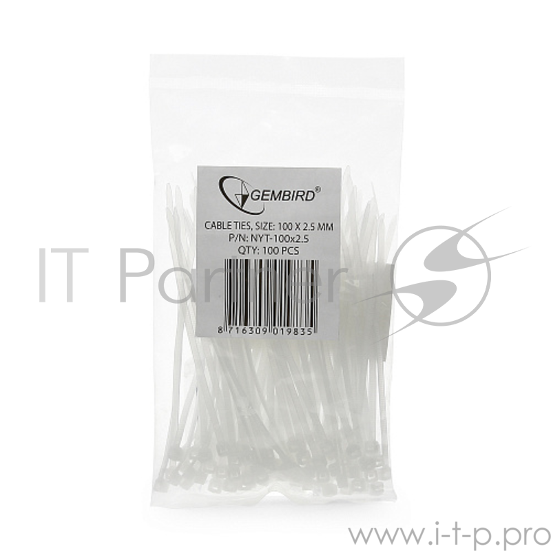 Стяжки NYT-100x2.5 пластиковые 100 мм х 2.5 мм (100 шт.)