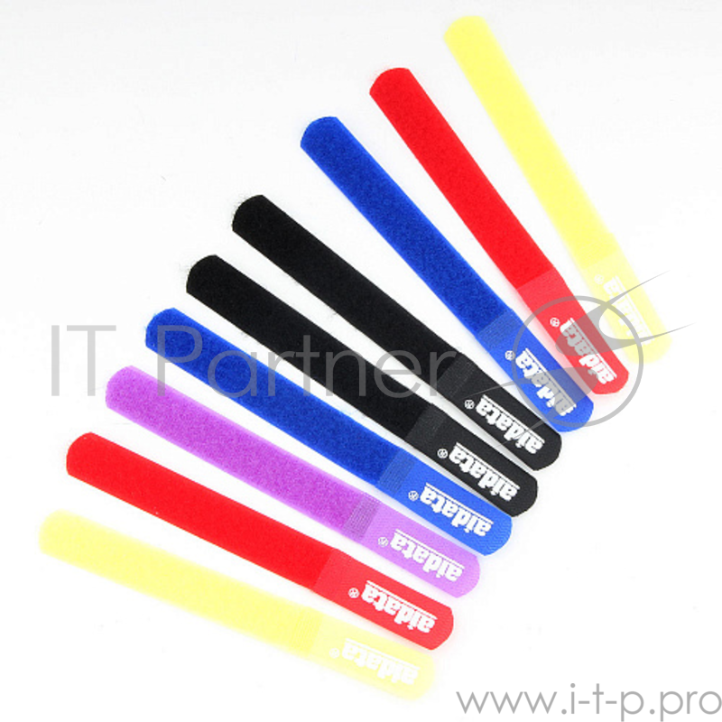 Стяжка для кабеля Aidata СМ03 (10шт 180х21мм,на липучке) цветная