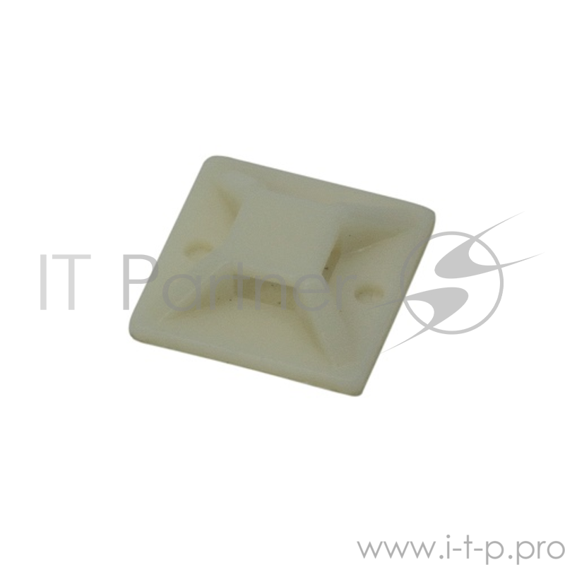 Аксессуар Площадка самоклеящаяся SAP-30 под хомуты 30*30мм, белая (20 шт.)