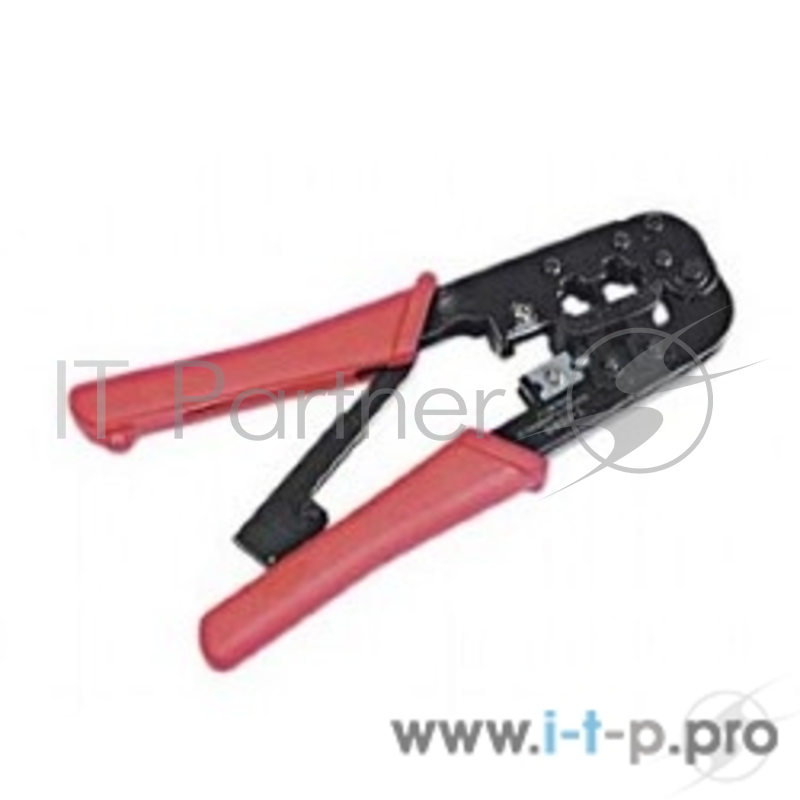 Монтажный инcтрумент Gembird T-568R Универсальные клещи для обжима и разделки кабеля RJ-11 (6p4c/6p2c), RJ-12 (6p6c), RJ-45 (8p8c) с фиксатором