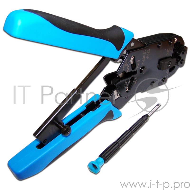 Обжимной инструмент 4P, 6P, 8P, с храповым механизмом