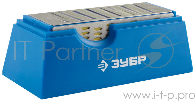 Ручной инструмент Брусок ЗУБР с алмазным напылением четырехсторонний, на подставке, P 200/300/400/600, 150х50мм 33397-150-50