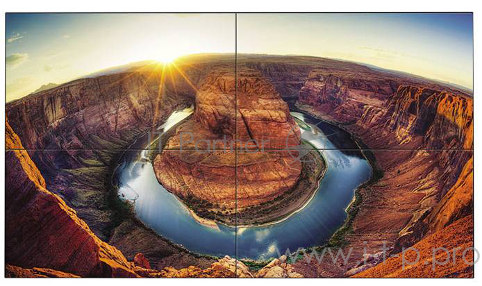 LED панель LG 49VH7C-В 1920х1080,1300:1,700кд/м2, проходной DP, USBx2, стык 1,8мм