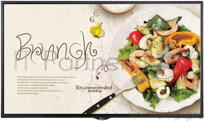 LED панель LG 49SM5KE-B 1920х1080,1100:1,450кд/м2, проходной DP,USB,webOS 4.0