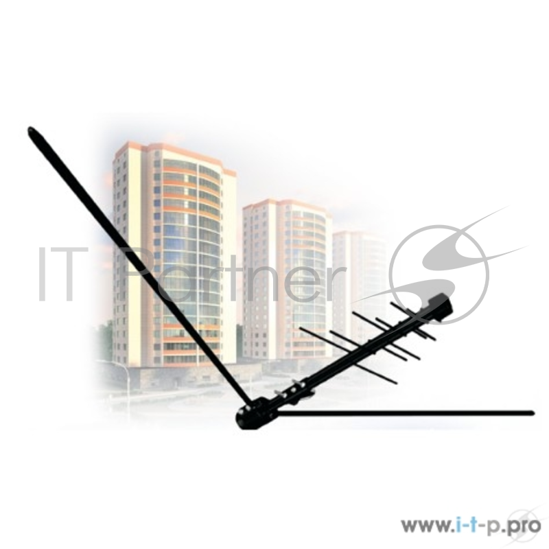 Антенна D-Color Антенна D-Color/ телевизионная, наружная, активная, усиление 25дБ, питание 12В, размеры: 530x1180x100мм