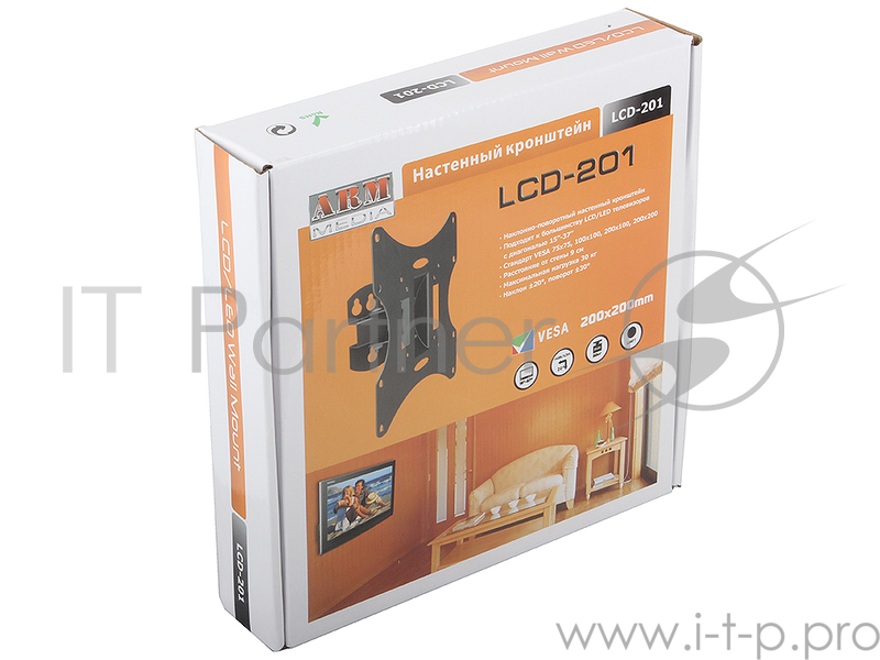 Кронштейн ARM Media LCD-201 для LCD/LED ТВ 10