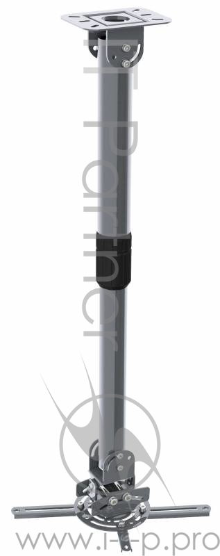 Кронштейн для проектора Cactus CS-VM-PR16L-AL серебристый макс.13.6кг настенный и потолочный поворот и наклон
