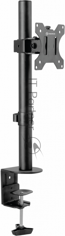 Кронштейн для монитора KRON Кронштейн для монитора KRON/ 10-32 макс. 100*100, струбцина, наклон -85?+45? поворот 360?, вылет от основания 0-113мм, макс.перемещение по вертикали 200-380мм, нагрузка 10кг