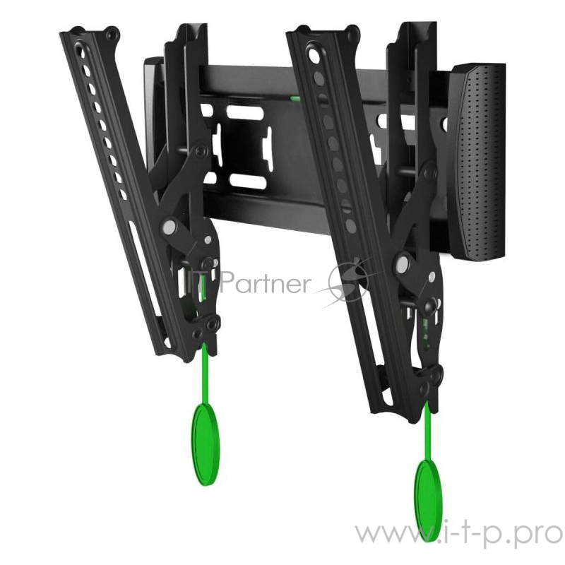 Кронштейн ONKRON Кронштейн ONKRON/ 17-37'' макс 200*200 мм, наклон 15?, от стены 35-105 мм, макс вес 18.2 кг, встр уровень