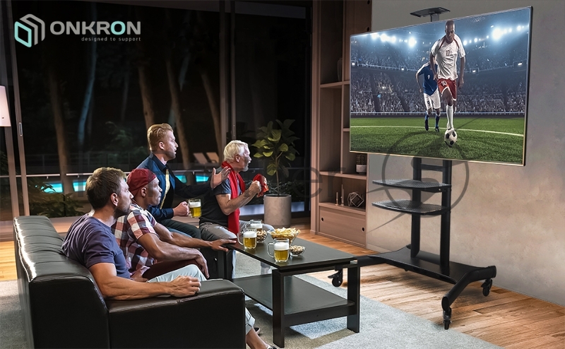 Мобильная стойка ONKRON на 1 ТВ Мобильная стойка ONKRON на 1 ТВ/ 55-80