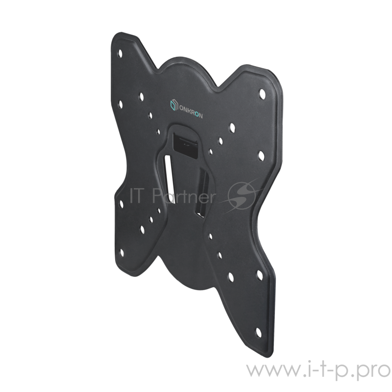 Кронштейн ONKRON Кронштейн ONKRON/ 17-42'' макс 200*200 мм, фиксированный, от стены 16 мм, макс вес 35кг, черный