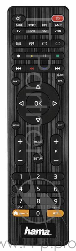 Универсальный пульт Hama 00012307 черный
