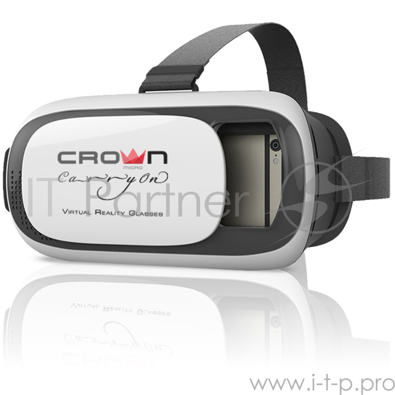 Очки виртуальной реальности Crown для смартфона CMVR-003 (Для смартфонов диагональю 3.5 - 6, регулировка линз под каждый глаз, угол обзора в 92-98°)