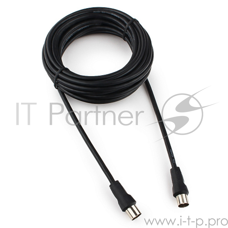 Кабель телевизионный Cablexpert, CCV-515-5M, Coaxial M/F, 5м
