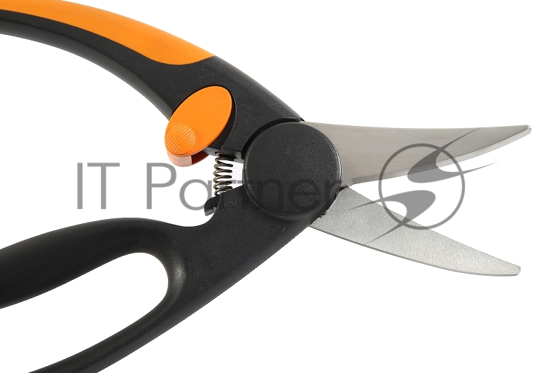 Ножницы универсальные Fiskars P45 черный/оранжевый (111450)