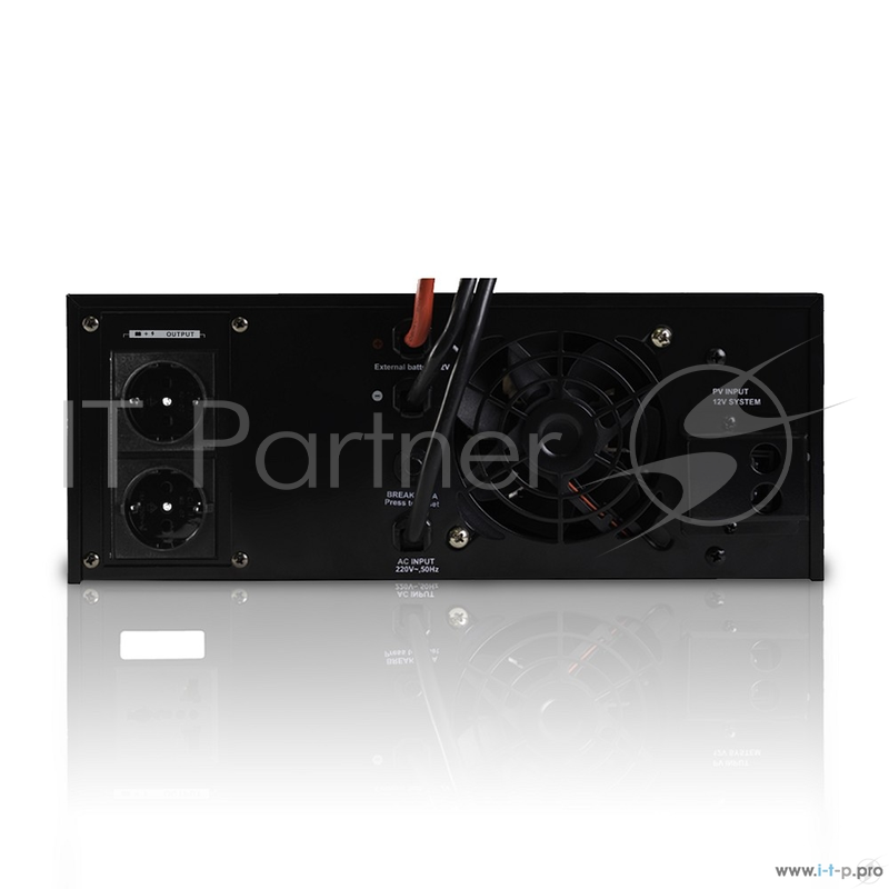 Инвертор SVC DI-800-F-LCD. 800ВА / 640Вт, 220В, 50Гц, 3 мс, чёрный, 290*255*120 мм