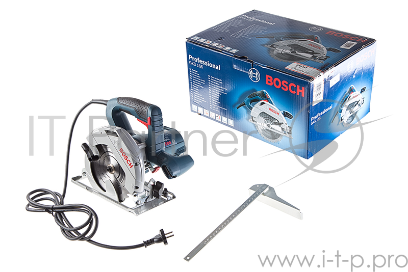 Пила Bosch GKS 165 Пила дисковая ручная 0601676100 { 1100 Вт, 165 мм, 3,6кг }