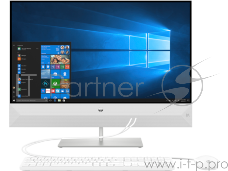 Моноблок HP Pavilion I 27-xa0019ur Non-Touch Core i7-8700T 16GB DDR4 2666 (2x8GB)128 GB SSD& 1TB Intel HD Graphics 630no DVDkbd mouse wired white (C/G)FHD BV+ FHD WebcamWindows 10 Advanced