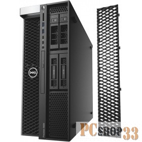 Рабочая станция Dell PRECISION T5820 PRECISION T5820 i7-7800X(3.5GHz, 6C), 16GB(2x8GB) DDR4 RDIMM 2666MHz, 256GB SSD SATA+1TB SATA 7.2k, 5GB Nvidia Quadro P2000, DVD-RW,Win10 Pro, keyboard, mouse, 3Y Basic NBD